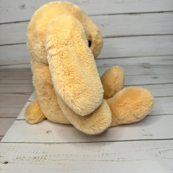 Inter-American Tan 12" Plush Bunny Rabbit With Floppy Ears & Ribbon Stuffed Toy - Picture 2 of 7